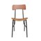 Mid-Century Modern Italian Palisander Chair in Wood with Metalic Structure, 1950, Set of 6 7