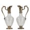 19th Century Glass Jugs with Gilded Silver from Odiot, Set of 2 1