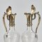 19th Century Glass Jugs with Gilded Silver from Odiot, Set of 2 4