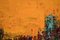 David Tycho, Post-Industrial Sunset, 2021, acrilico su tela, con cornice, Immagine 2