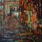 David Tycho, Subterranean Rhapsody in Red & Green, 2021, Acrylic on Canvas, Framed, Image 1
