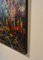 David Tycho, Subterranean Rhapsody in Red & Green, 2021, Acrylic on Canvas, Framed 3