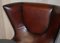 Brown Leather Eurostar Egg Armchairs by Philippe Starck for Cassina, Set of 2 5