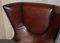 Brown Leather Eurostar Egg Armchairs by Philippe Starck for Cassina, Set of 2, Image 5
