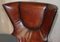 Brown Leather Eurostar Egg Armchairs by Philippe Starck for Cassina, Set of 2, Image 17