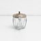 Antique Victorian Lidded Sugar Pot in Metal and Glass, Image 5