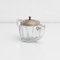 Antique Victorian Lidded Sugar Pot in Metal and Glass, Image 6