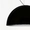 Black Sonora 490 Suspension Lamp by Vico Magistretti for Oluce 2