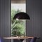 Black Sonora 490 Suspension Lamp by Vico Magistretti for Oluce, Image 3