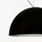 Black Sonora 490 Suspension Lamp by Vico Magistretti for Oluce 8