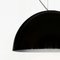Lámpara de suspensión Sonora 490 en negro de Vico Magistretti para Oluce, Imagen 8