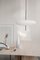 Lampada da soffitto nr. 2065 con diffusore bianco e dettagli neri di Gino Sarfatti per Astep, Immagine 11