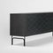 Stained Black Ash Wood Couture Cabinet Sideboard by Färg & Blanche for Bd Barcelona 4