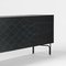 Stained Black Ash Wood Couture Cabinet Sideboard by Färg & Blanche for Bd Barcelona 5