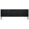 Stained Black Ash Wood Couture Cabinet Sideboard by Färg & Blanche for Bd Barcelona 1