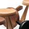 Berger & Meribel Holz Hocker von Charlotte Perriand für Cassina, 12 . Set 10