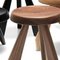 Berger and Meribel Wood Stools by Charlotte Perriand for Cassina, Set of 12 7