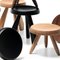 Berger and Meribel Wood Stools by Charlotte Perriand for Cassina, Set of 12 2