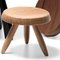 Berger & Meribel Holz Hocker von Charlotte Perriand für Cassina, 12 . Set 6