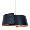 Black Brass Glip Flush Mount Lamp by Jesper Ståhl for Konsthantverk Tyringe 1 9