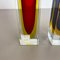 Italian Faceted Sommerso Vases in Murano Glass by Cenedese Vetri, 1970s, Set of 2, Image 10