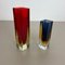 Italian Faceted Sommerso Vases in Murano Glass by Cenedese Vetri, 1970s, Set of 2, Image 19