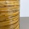 Mid-Century French Bauhaus Paper Bin in Rattan and Brass, 1960s, Image 12