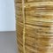 Mid-Century French Bauhaus Paper Bin in Rattan and Brass, 1960s, Image 6