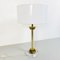 Mid-Century Italian Column-Shaped Table Lamp in Acrylic Glass and Brass, 1970s 4