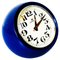 Mid-Century Italian Spherical Blue Plastic Clock Boule from Lorenz, 1960s, Image 2