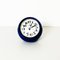 Kugelförmige italienische Mid-Century Uhr aus blauem Kunststoff von Lorenz, 1960er 1