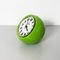 Grüne kugelförmige italienische Mid-Century Uhr aus Kunststoff von Lorenz, 1960er 4