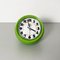 Mid-Century Italian Spherical Green Plastic Clock Boule from Lorenz, 1960s 1