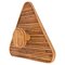 Mid-Century Italian French Riviera Triangular Rattan and Bamboo Coat Rack, 1960s, Image 1