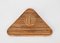 Perchero italiano Mid-Century triangular de ratán y bambú, años 60, Imagen 6