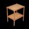 Mid-Century Italian Rectangular Two-Tiers Bamboo and Rattan Side Table, 1970s 5