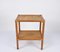 Mid-Century Italian Rectangular Two-Tiers Bamboo and Rattan Side Table, 1970s 9