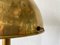 Large Mid-Century Modern German Brass Table Lamp by Florian Schulz, 1970s 8
