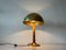 Large Mid-Century Modern German Brass Table Lamp by Florian Schulz, 1970s 4