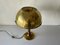 Large Mid-Century Modern German Brass Table Lamp by Florian Schulz, 1970s 5