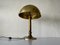 Large Mid-Century Modern German Brass Table Lamp by Florian Schulz, 1970s 1