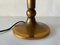 Large Mid-Century Modern German Brass Table Lamp by Florian Schulz, 1970s 6