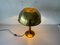 Large Mid-Century Modern German Brass Table Lamp by Florian Schulz, 1970s 10
