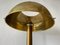 Large Mid-Century Modern German Brass Table Lamp by Florian Schulz, 1970s 7
