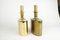 Gold Coating Liquor Bottles by Pierre Forsell for Skultuna, Set of 2 2