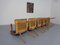Deutsche Mid-Century Boomerang Armlehnstühle aus Kirschholz, 6er Set 10