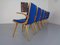 Mid-Century German Boomerang Armchairs in Cherrywood, Set of 6 4