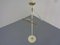 Valet Stand in Brass & Acrylic Glass & Leather from Vereinigte Werkstätten, Germany, 1950s, Image 3