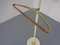 Valet Stand in Brass & Acrylic Glass & Leather from Vereinigte Werkstätten, Germany, 1950s, Image 15