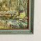 Art Deco German Landscape Painting, 1920s, Oil on Wood, Framed 5